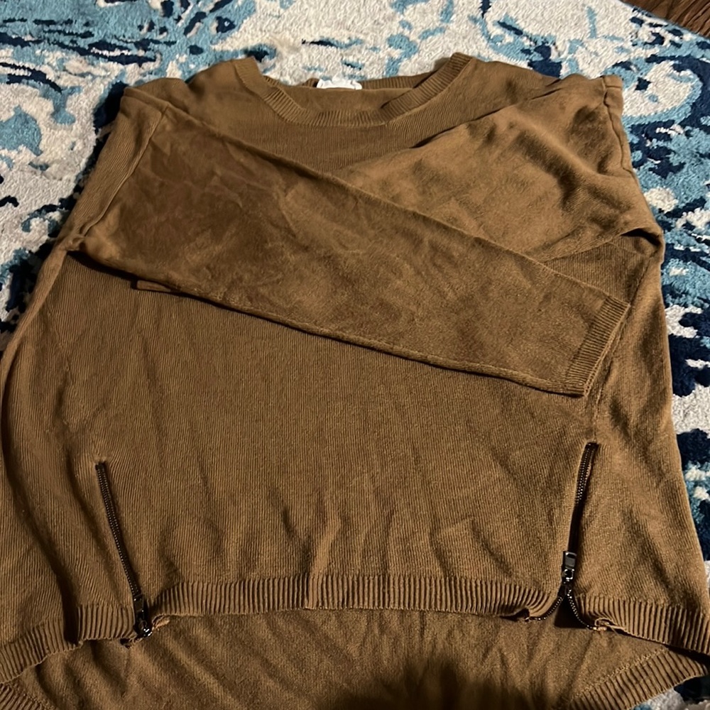Brown long sleeve shirt